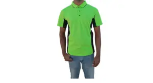 GOLF SHIRT GREEN AND BLACK CASUAL