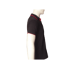 MENS BLACK AND RED PEEP OUT SLEEVES AND PIPING ON COLLAR SIDE