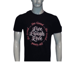 UNISEX LIVE LAUGH LOVE TSHIRT