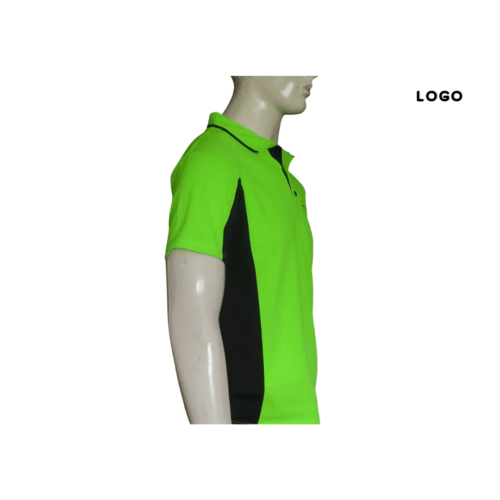LIMO GREEN AND BLACK CONTRAST GOLFER 1 SIDE