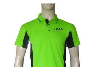 LIMO GREEN AND BLACK CONTRAST GOLFER R FRONT