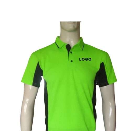 LIMO GREEN AND BLACK CONTRAST GOLFER R FRONT