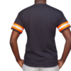 CALEB 1 BLACK AND ORANGE SAFETY SHIRT BACK