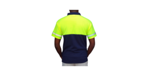 CALEB 1 NAVY AND GREEN SAFETY GOLFER BACK