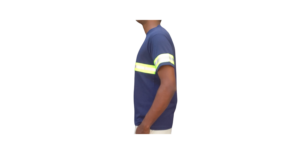 CALEB 1 NAVY SAFTEY SHIRT SIDE