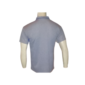 GREY AND ROYAL GOLF SHIRT BACK