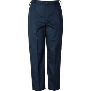 NAVY POLY COTTON TROUSER