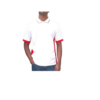 CUSTOM-MADE GOLF SHIRTS WHITE AND RED