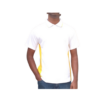 Men's Pro Golf Shirt CUSTOM-MADE GOLF SHIRTS WHITE AND YELLOW