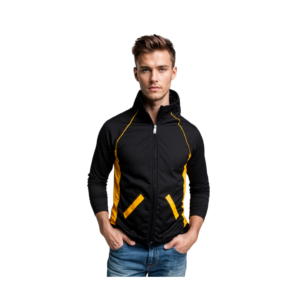 BLACK AND YELLOW JACKET