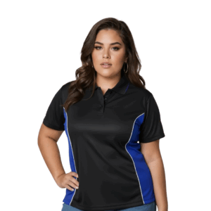 LADIES BLACK AND ROYAL SIDES png